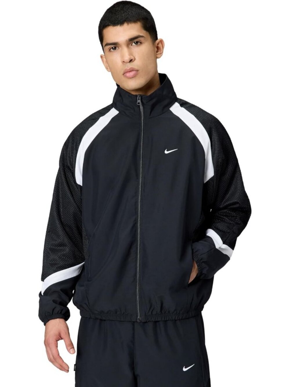 Men's Icon Woven Basketball Jacket - Lightweight, Stylish, Athletic Outerwear